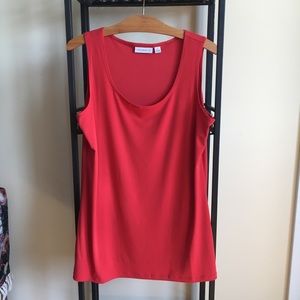 Susan Graver Liquid Knit Sleeveless Tunic - M